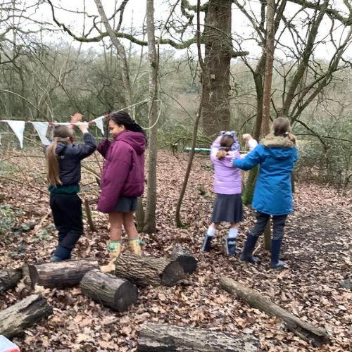 A fantastic outdoor lesson exploring Theseus & the Minotaur!