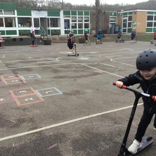 Year One thoroughly enjoyed learning about scooter safety!